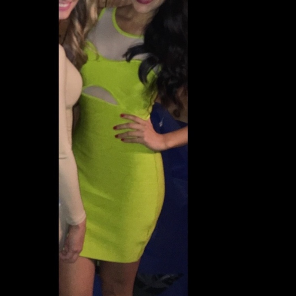 Green Marciano Bandage Dress